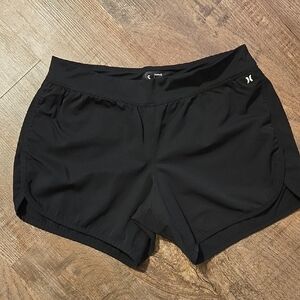 Women's Black Athletic Shorts